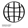 hand-drawn globe icon